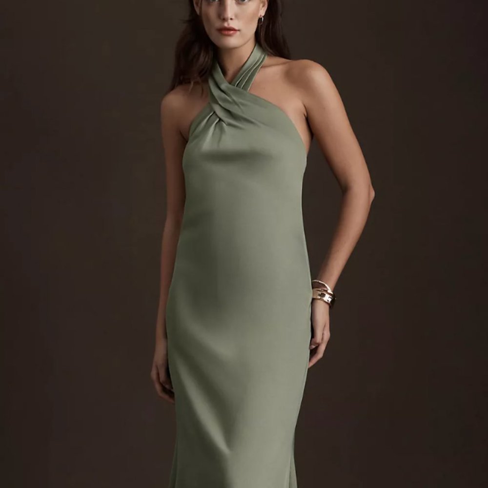 BHLDN Ruby Satin Charmeuse Dress BHLDN Ruby Satin Charmeuse Dress (TAILORED)